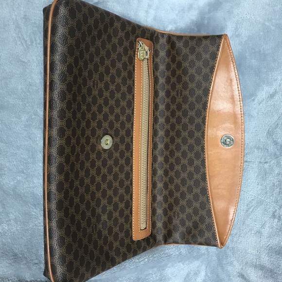 CELINE MACADAM FOLD OVER CLUTCH VGC - Picture 4 of 9